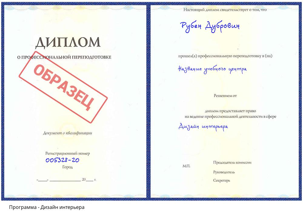 Дизайн интерьера Торжок